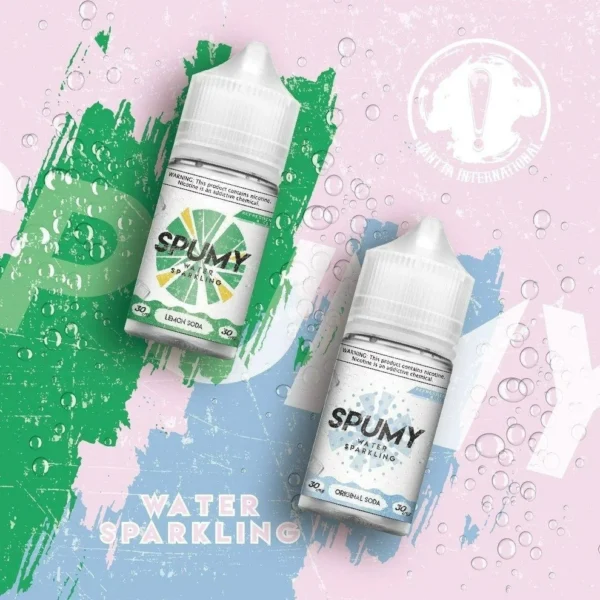 1689832246452352.webp SPUMY 蘇打 煙油 30ml|爆爽氣泡口感+30mg 尼古丁鹽,通用各類注油小煙