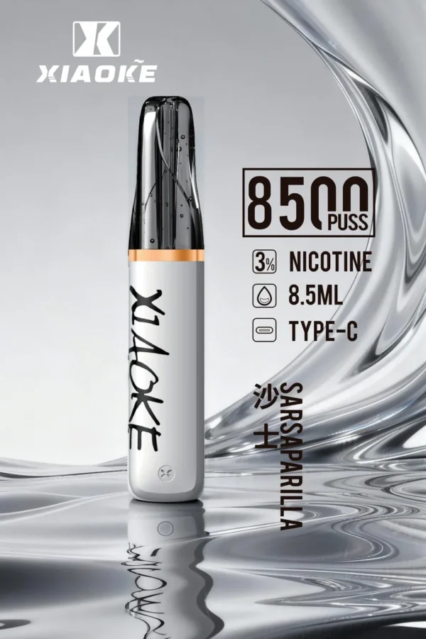 XIAOKE 梟客 8500口拋棄式電子煙｜8.5ml 儲油量，支援 Type-C 充電