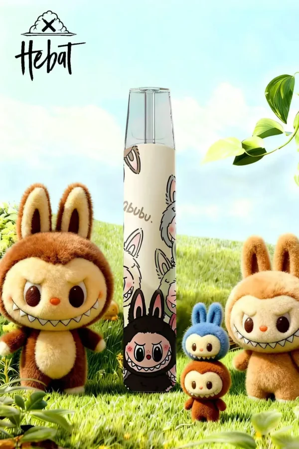 Hebat 喜貝 Labubu 聯名 一代通用主機｜8.5W 穩定輸出＋金屬細膩觸感，完美適配一代通用煙彈
