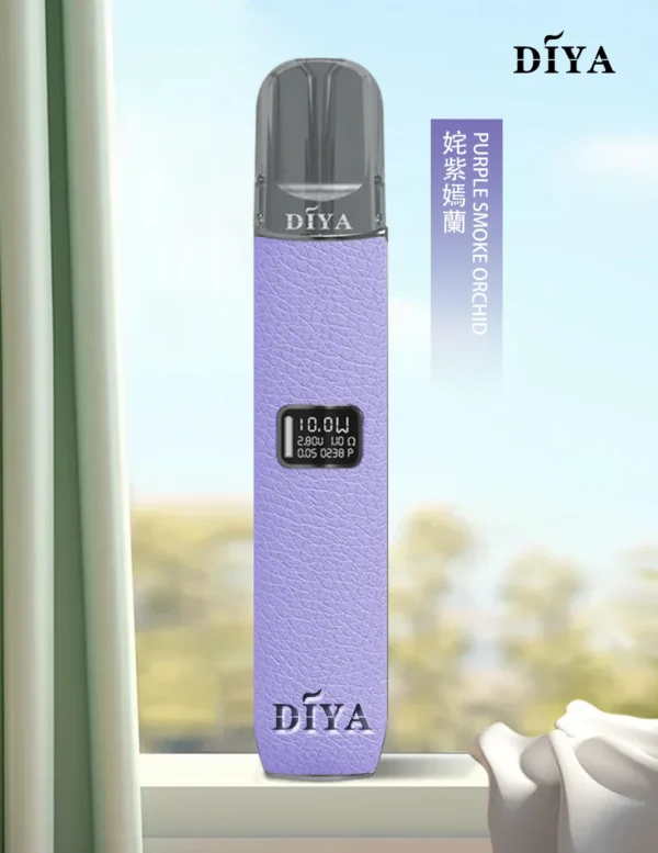 3_81f149a0-da57-475e-8232-a5a8e1d990db.webp DIYA 叮啞 一代通用皮革主機|內建 LED 顯示螢幕+8W-10W 雙檔切換,適配一代煙彈