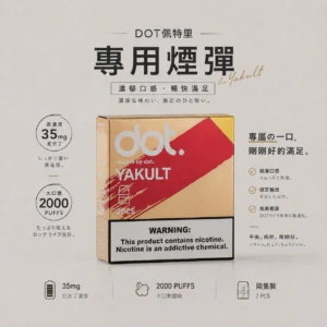 【買3贈送主機】DOT switch 佩特里 專用煙彈｜Mesh 霧化芯極致口感＋防漏大容量設計，兩顆裝專用佩特里主機