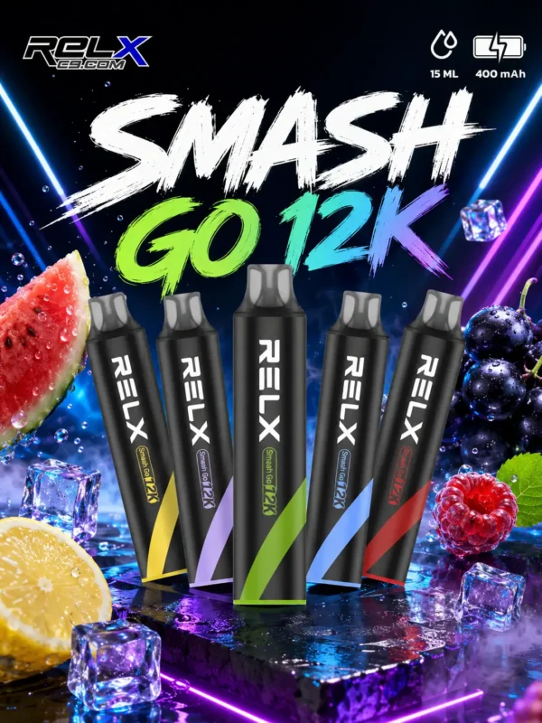 ChatGPT-Image-2026年8月31日-上午04_15_05.webp RELX Smash Go 12000口 拋棄式電子煙|15ml 澎湃大容量+獨家防乾燒技術,3%~5% 尼古丁鹽
