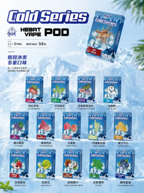 ChatGPT-Image-2026年8月31日-下午11_05_36.webp Hebat 喜貝 一代通用煙彈 3入裝|2ml 大容量+3.5% 尼古丁鹽順滑霧化,通用一代主機