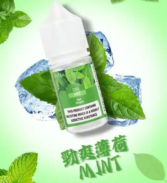 DIYA-煙油-30m-l-POD-專用-台灣-勁爽薄荷.webp 【買5瓶送MKG主機】DIYA 叮啞 煙油 30ml 大容量|防嗆順口配方+0-50mg 多濃度選擇,注油小煙通用