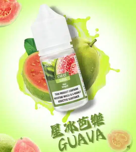 DIYA-煙油-30m-l-POD-專用-台灣-星冰芭樂.webp 【買5瓶送MKG主機】DIYA 叮啞 煙油 30ml 大容量|防嗆順口配方+0-50mg 多濃度選擇,注油小煙通用