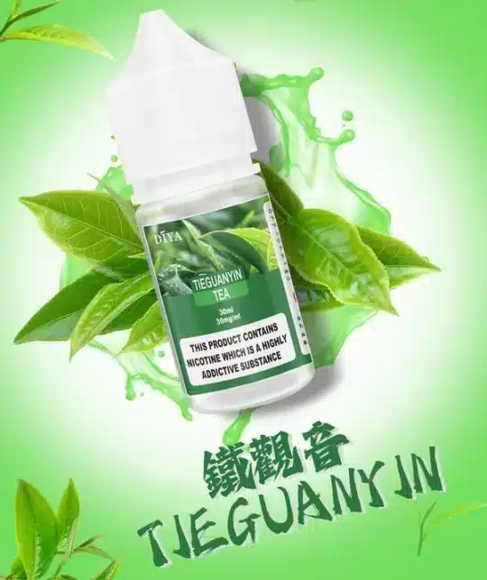 DIYA-煙油-30m-l-POD-專用-台灣-鐵觀音.webp 【買5瓶送MKG主機】DIYA 叮啞 煙油 30ml 大容量|防嗆順口配方+0-50mg 多濃度選擇,注油小煙通用