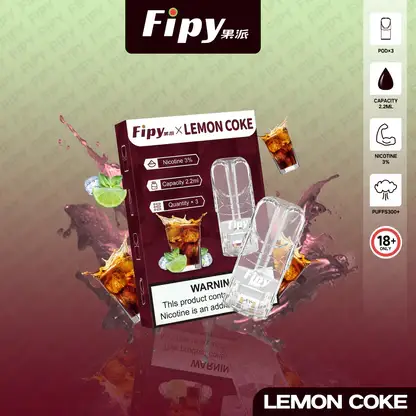 【買三贈主機】Fipy 果派 一代通用煙彈｜2.2ml 大容量＋透明美學油倉，通用一代主機