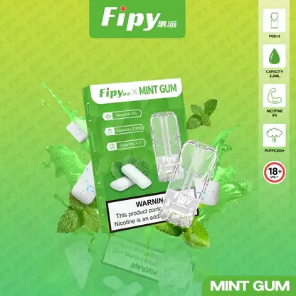 【買三贈主機】Fipy 果派 一代通用煙彈｜2.2ml 大容量＋透明美學油倉，通用一代主機
