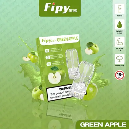 【買三贈主機】Fipy 果派 一代通用煙彈｜2.2ml 大容量＋透明美學油倉，通用一代主機