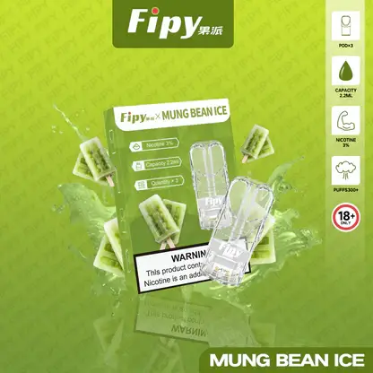 【買三贈主機】Fipy 果派 一代通用煙彈｜2.2ml 大容量＋透明美學油倉，通用一代主機