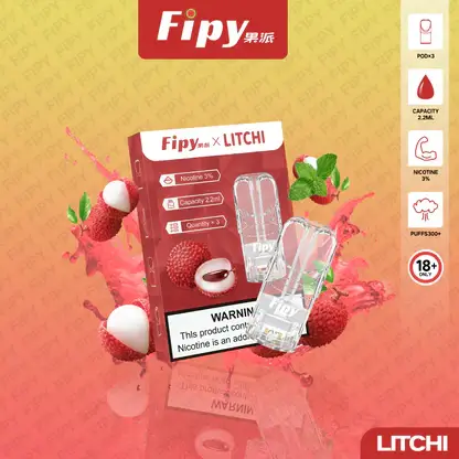 【買三贈主機】Fipy 果派 一代通用煙彈｜2.2ml 大容量＋透明美學油倉，通用一代主機