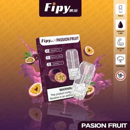 【買三贈主機】Fipy 果派 一代通用煙彈｜2.2ml 大容量＋透明美學油倉，通用一代主機