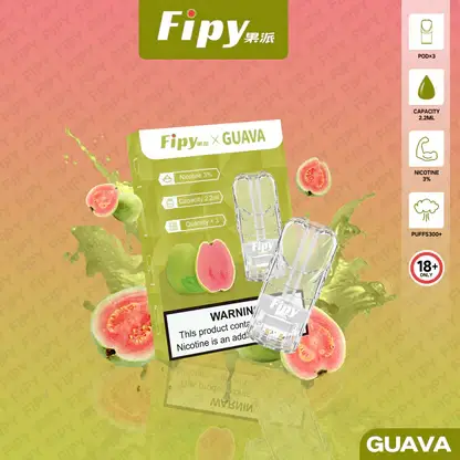 【買三贈主機】Fipy 果派 一代通用煙彈｜2.2ml 大容量＋透明美學油倉，通用一代主機