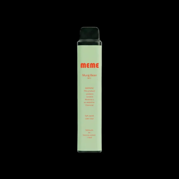 MEME-mung-bean.webp MEME 韓國熱銷 7000口 拋棄式電子煙|3% 尼古丁鹽黃金配比+極致絲滑韓系調香