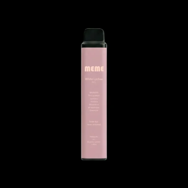 MEME-white-lychee.webp MEME 韓國熱銷 7000口 拋棄式電子煙|3% 尼古丁鹽黃金配比+極致絲滑韓系調香