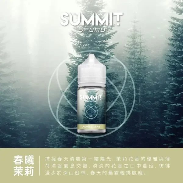 a3c827_62476c2db25a422d9592c721ae68a8bf_mv2.webp SPUMY Summit 薄荷煙油 30ml|純淨冰感+美式頂級調香,通用各類注油小煙