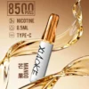 XIAOKE 梟客 8500口拋棄式電子煙｜8.5ml 儲油量，支援 Type-C 充電