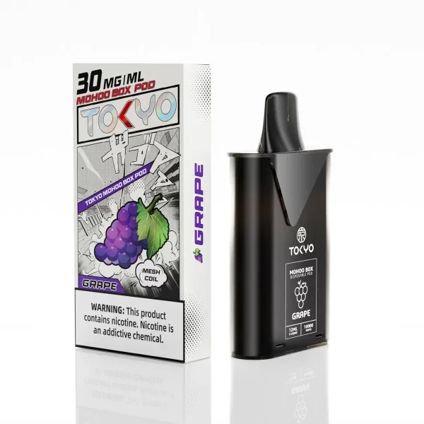 image-372.webp 【買三盒煙彈加150贈主機】TOKYO MOHOO BOX 東京魔盒 10000口專用煙彈|12ml 巨量裝,30mg/ml 尼古丁鹽感