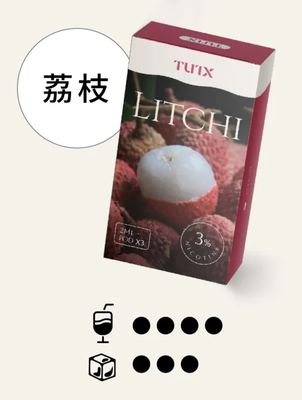 TUTX 一代通用煙彈｜陶瓷霧化芯細緻口感＋3% 尼古丁鹽順滑擊喉，廣泛通用一代各款主機