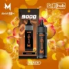 marbo-9k-peach-524x524-1.webp Marbo Bar 泰國熱銷 9000口拋棄式電子煙|14ml 大容量+可調氣流設計