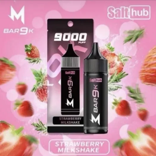 marbo-9k-strawberry-milkshake-524x524-1.webp Marbo Bar 泰國熱銷 9000口拋棄式電子煙|14ml 大容量+可調氣流設計