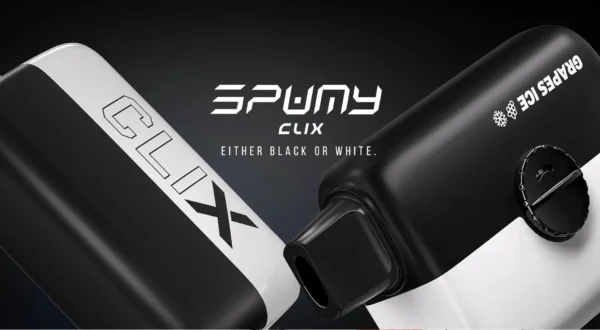 spumy_clix_6000_dispsable-compressed_1920x.webp 【買2贈主機】SPUMY 冰熊 7500口 專用磁吸換彈拋棄式電子煙|10ml 滿載+Mesh Coil 霧化技術,600mAh 強勁續航
