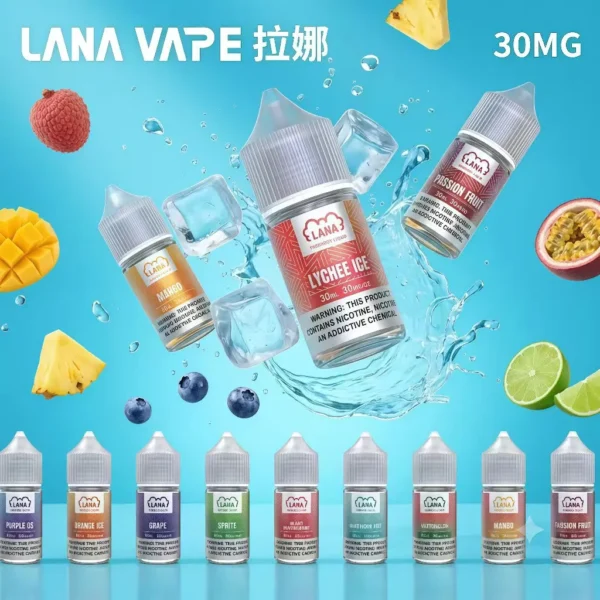 微信图片_20260708221617_893_132.webp LANA 拉娜 煙油 30ml|30mg 尼古丁鹽+層次分明回韻清甜,通用注油小煙主機