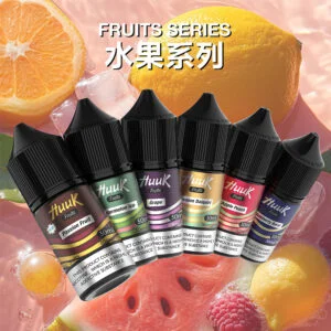 水果-300x300-1.webp MEHA 魅嗨 HUUK 煙油 30ml巨量裝|30mg 尼古丁鹽黃金配比,適用注油小煙主機